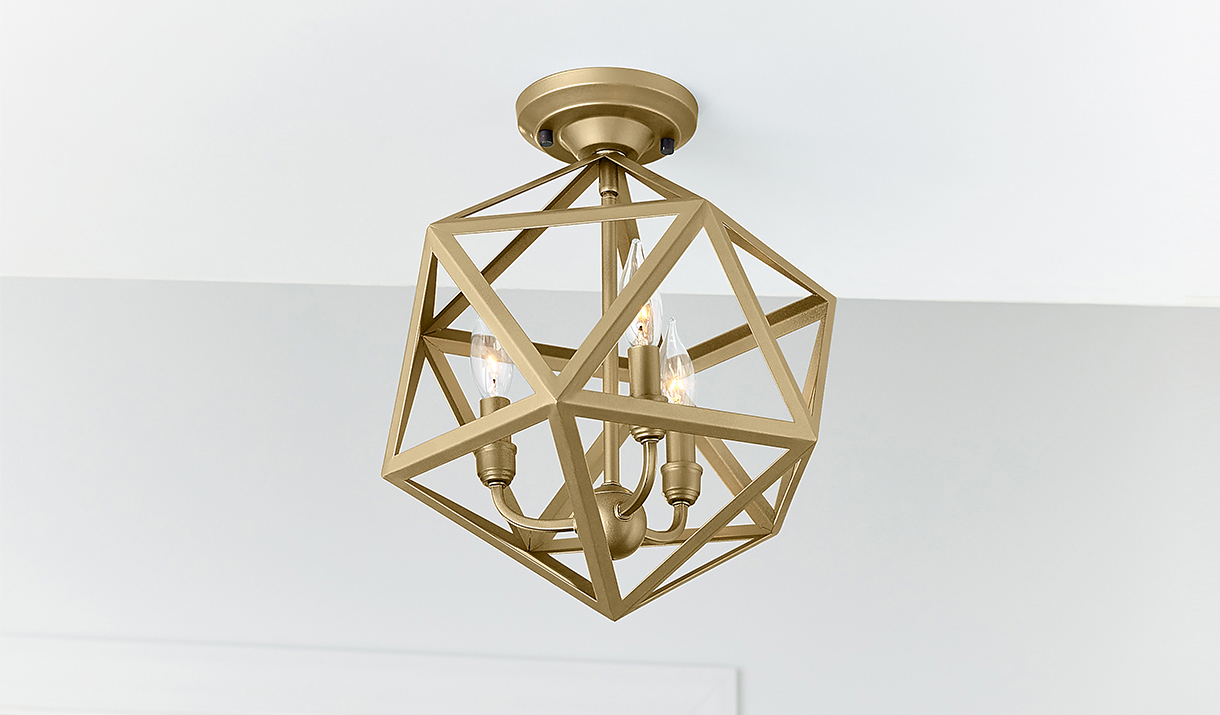 geometric light fixture