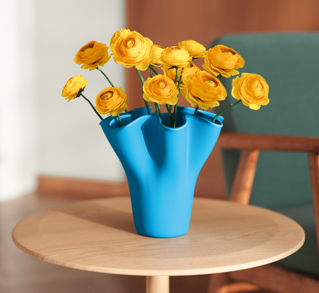 Bluebird Flower Vase