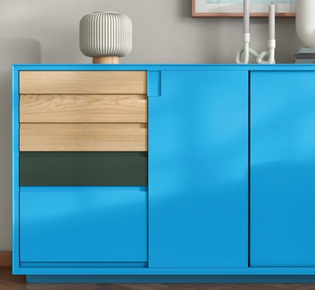Bluebird cabinet
