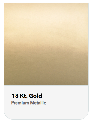 18 Kt. Gold color swatch
