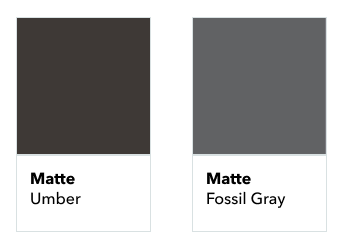 Krylon Umber and Fossil Gray Color Swatches