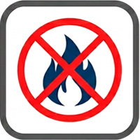 non-flammable symbol