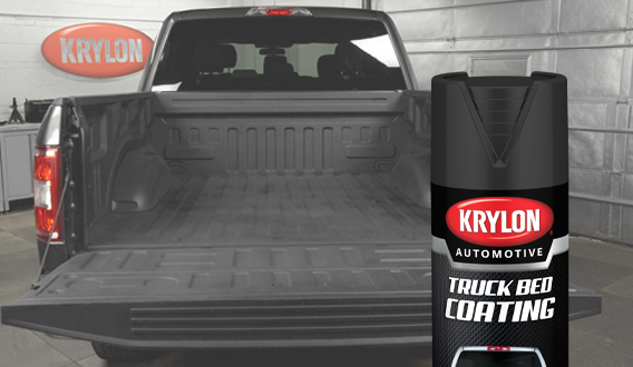 Krylon Truck Bed Coating used on a pick-up bed