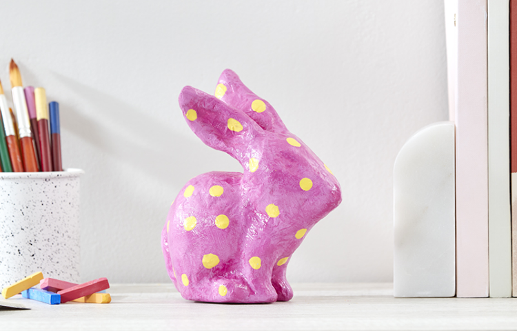 bunny with high gloss glaze