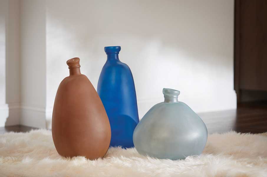 sea glass vases