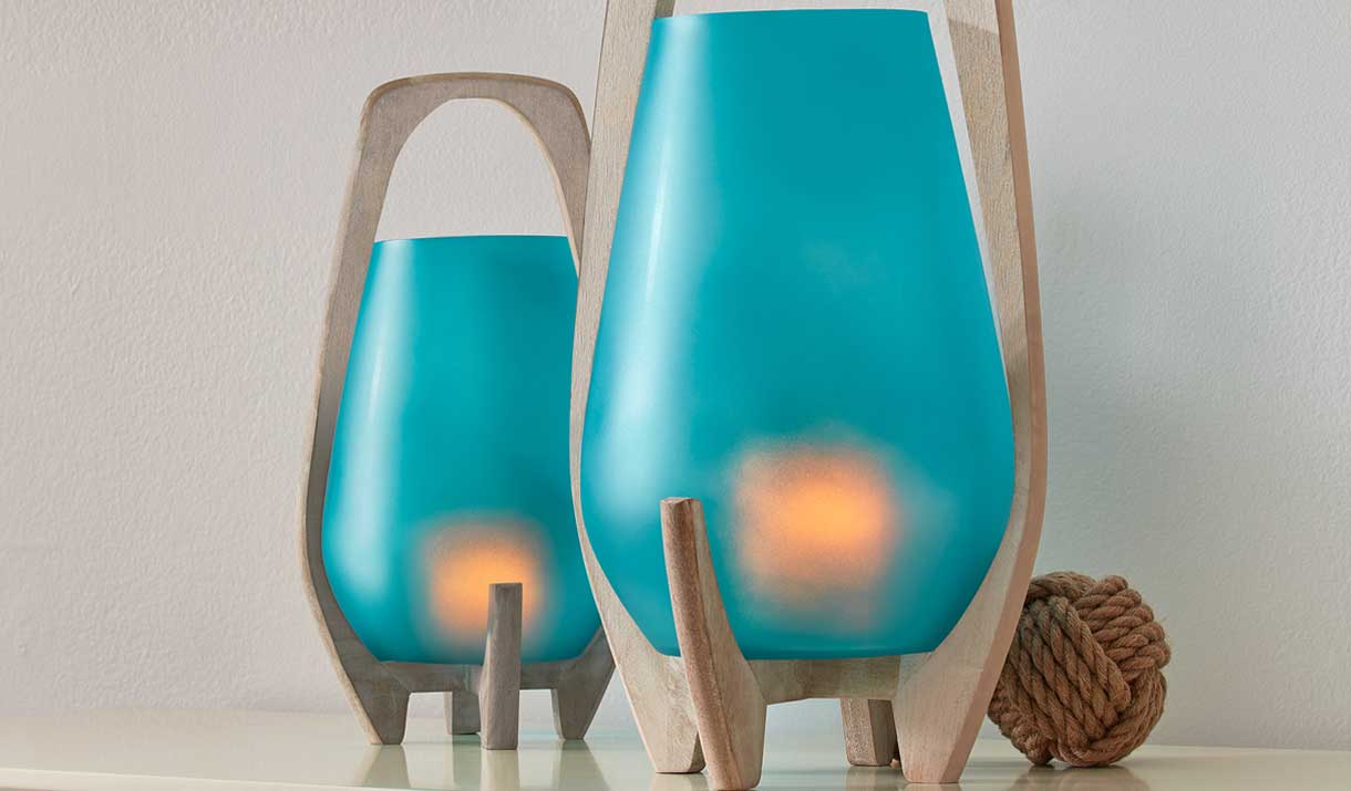 Craft Sea Glass Lanterns