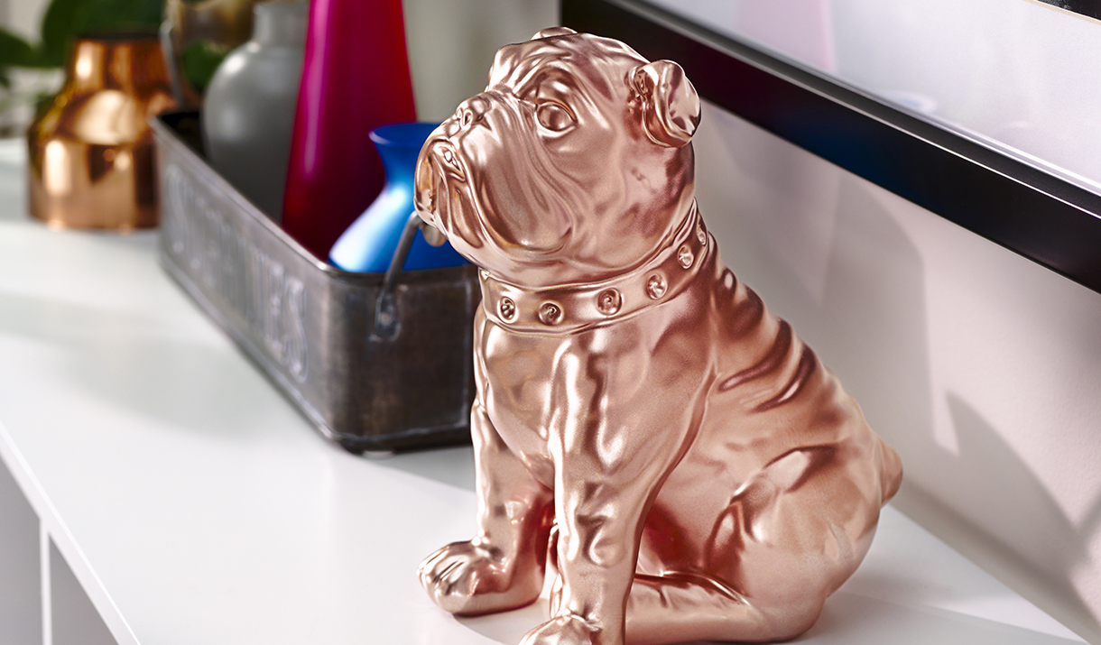 Premium Metallic Rose Gold Pug Project