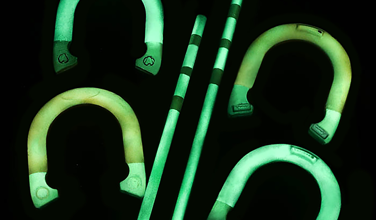 Glow-In-The-Dark Horseshoes