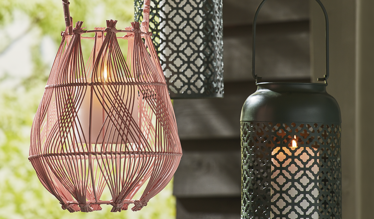 hanging garden lanterns