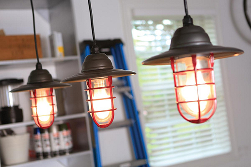 painted pendant lights