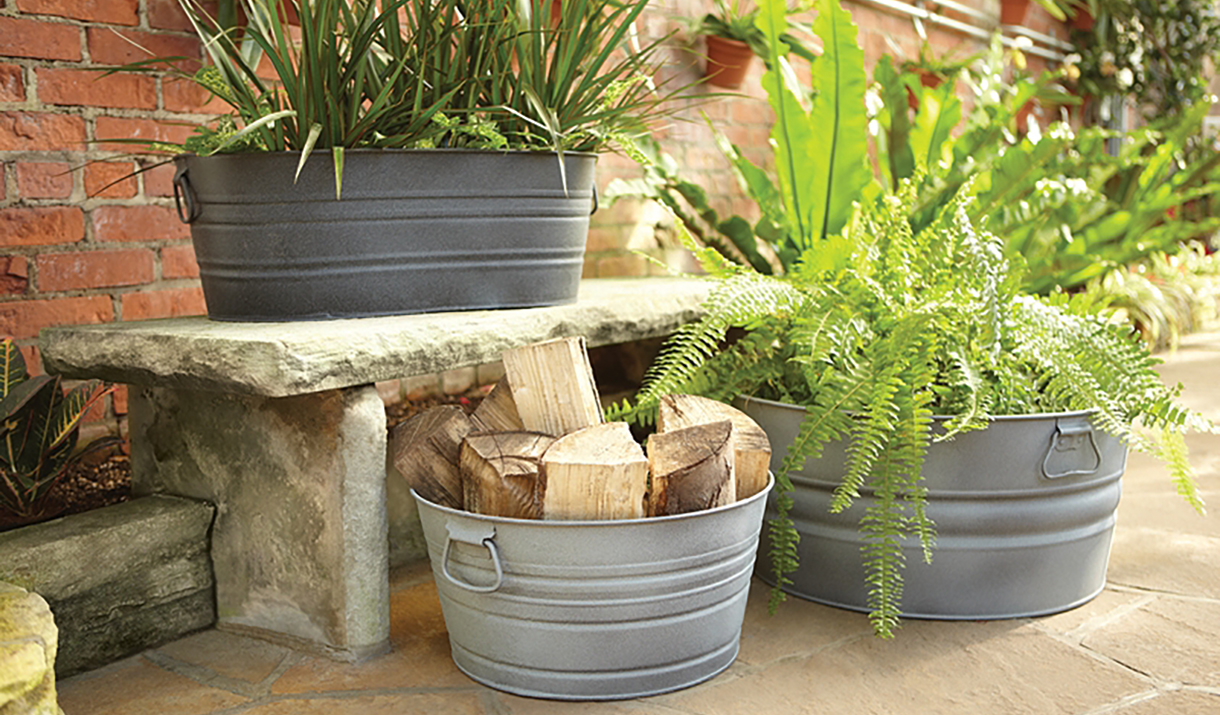 tub planters