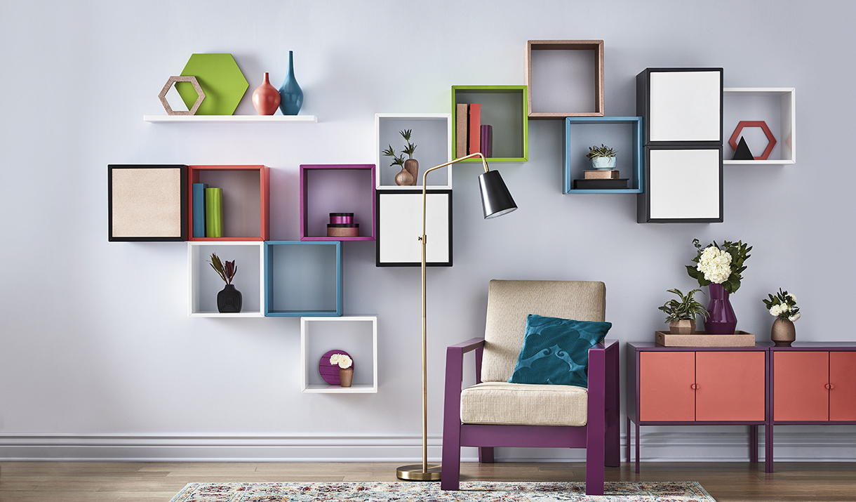 floating shadow box shelves