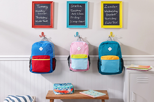 DIY Backpack Station