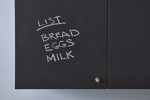 chalkboard cabinet