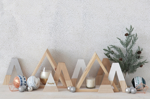 wooden holiday trees