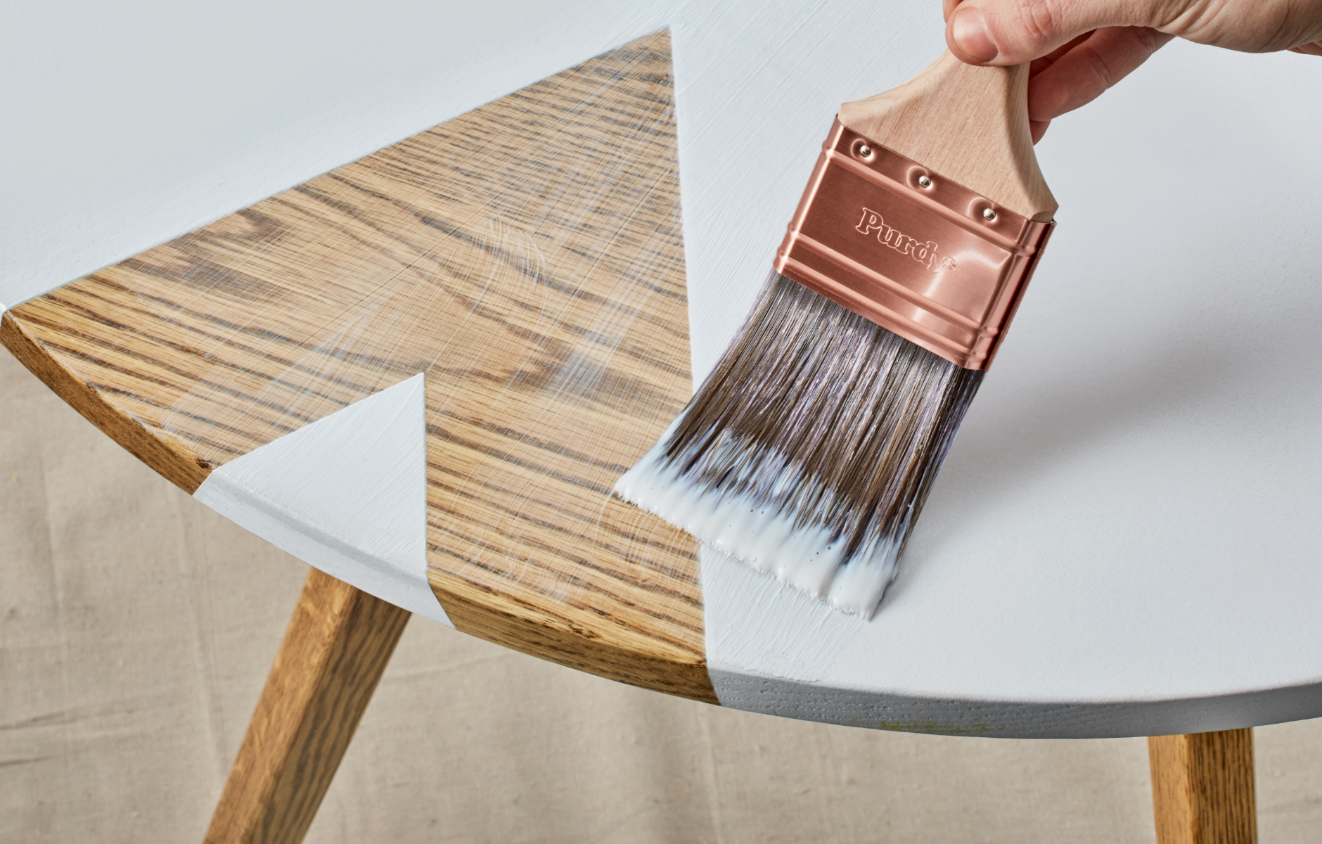 Painting a table